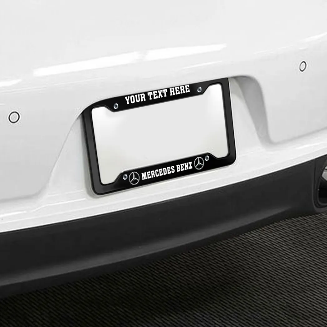 Mercedes Benz License Plate Frame, Mercedes Benz Accessory Gift For Car Lovers LPF01030325147 - Frame 01