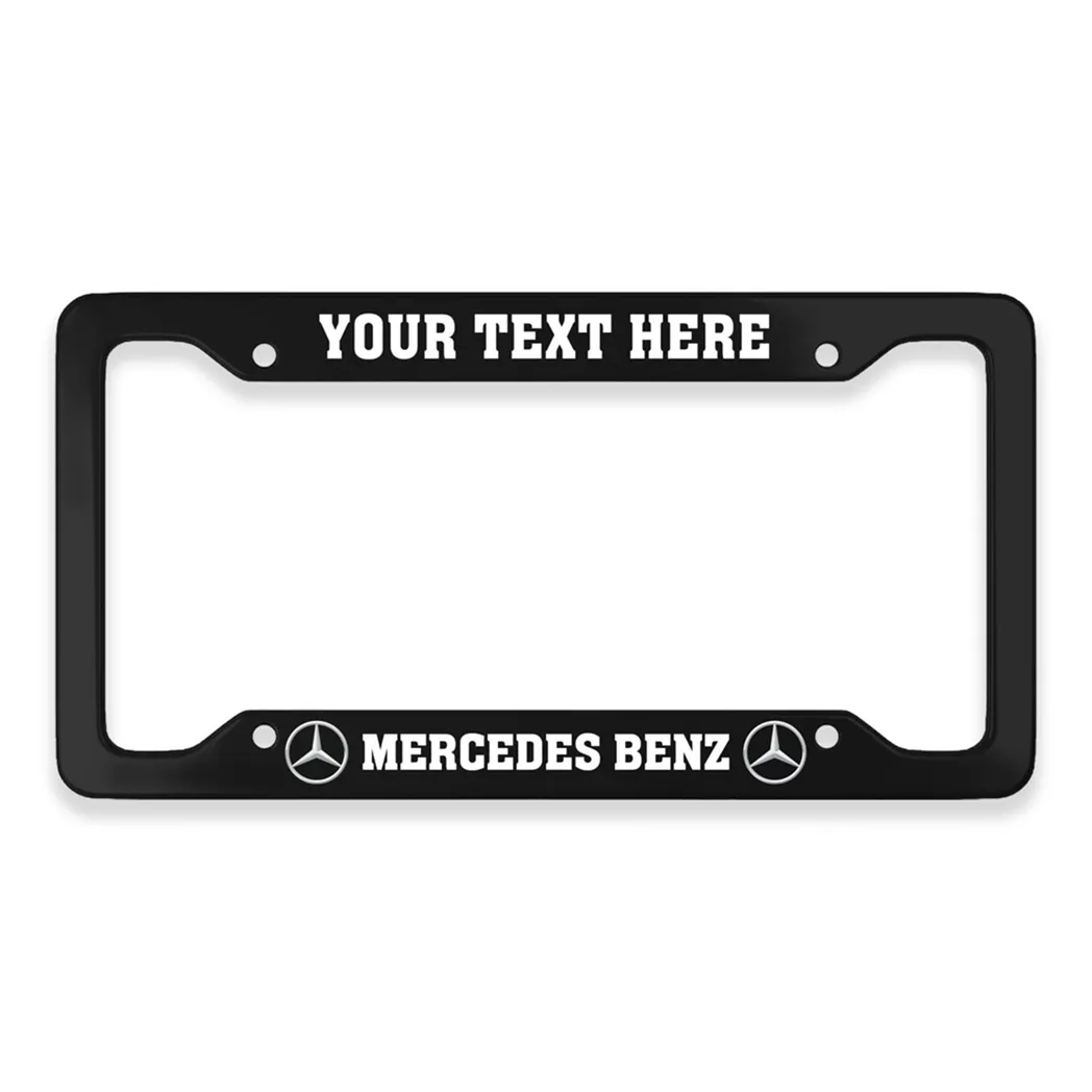 Mercedes Benz License Plate Frame, Mercedes Benz Accessory Gift For Car Lovers LPF01030425702 - Frame 01