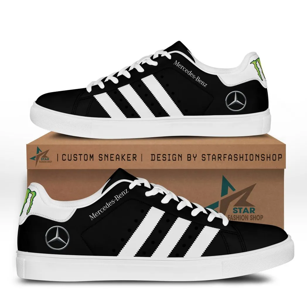 Mercedes Benz Skate Shoes, Gift For Mercedes Benz Lovers, Gift For Him, Husband, BoyfriendCAR58021925083 - White