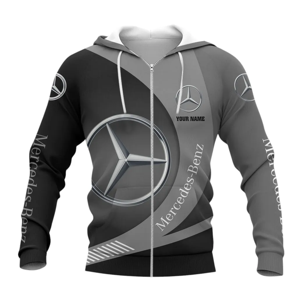 Mercedes Benz Zipper Hoodie, Gift For Mercedes Benz Lovers, Gift For Him, Husband, Boyfriend CAR7402222546