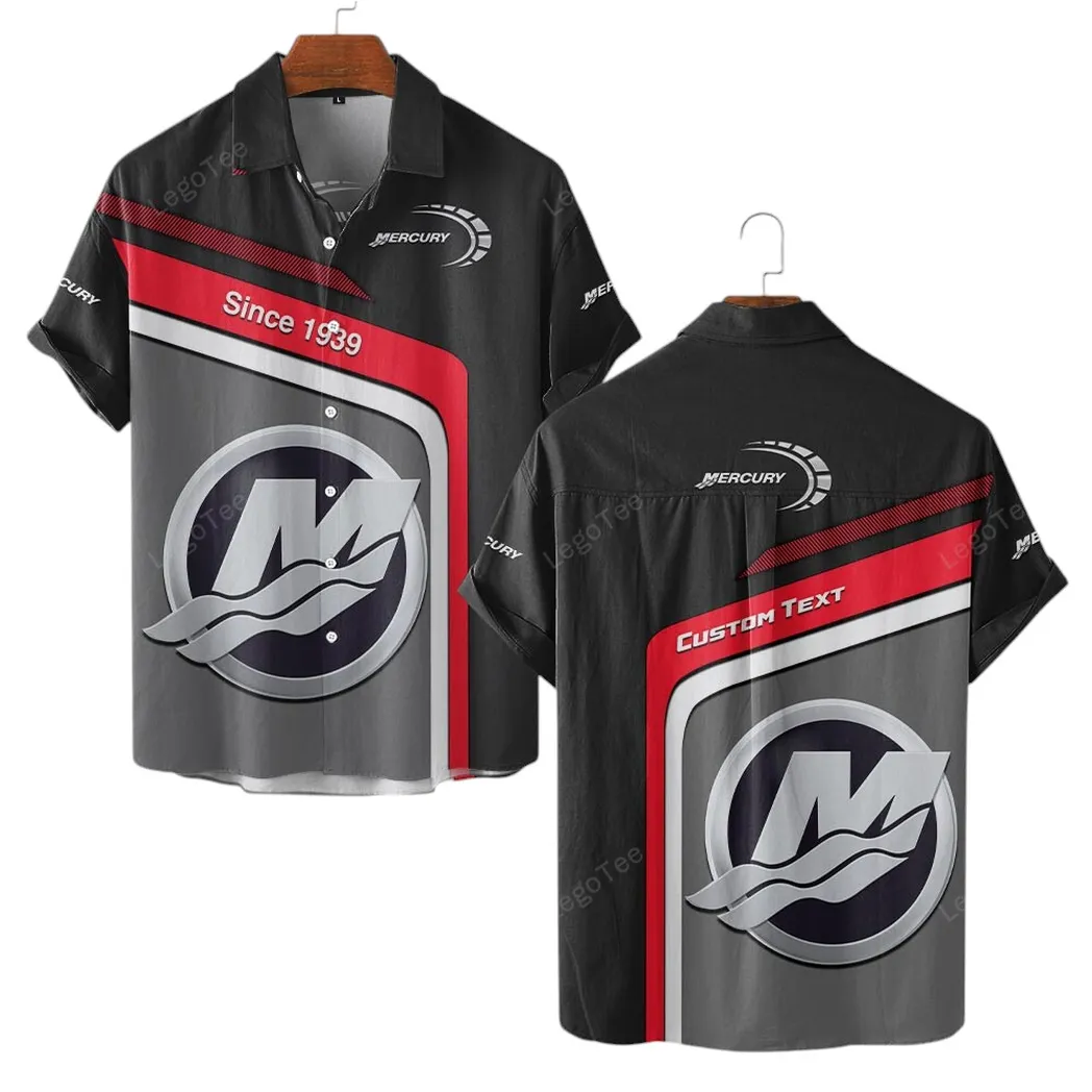 Mercury Marine Hawaiian Shirt For Men, Gift For Mercury Marine Lovers, Gift For Him, Husband, Boyfriend CAR11103032549
