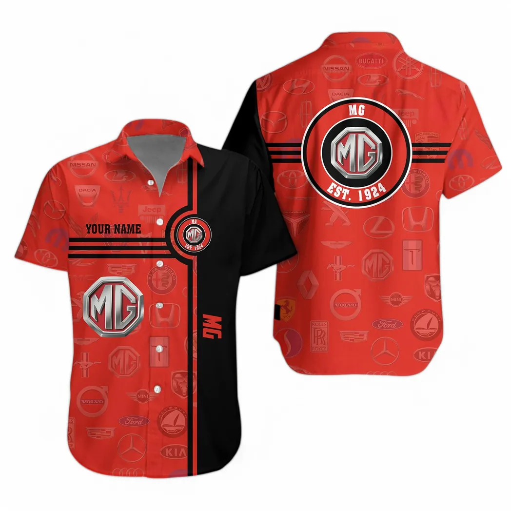 MG Automobile Hawaiian Shirt For Men All Logo, Gift For MG Automobile Fan CAR174022525002