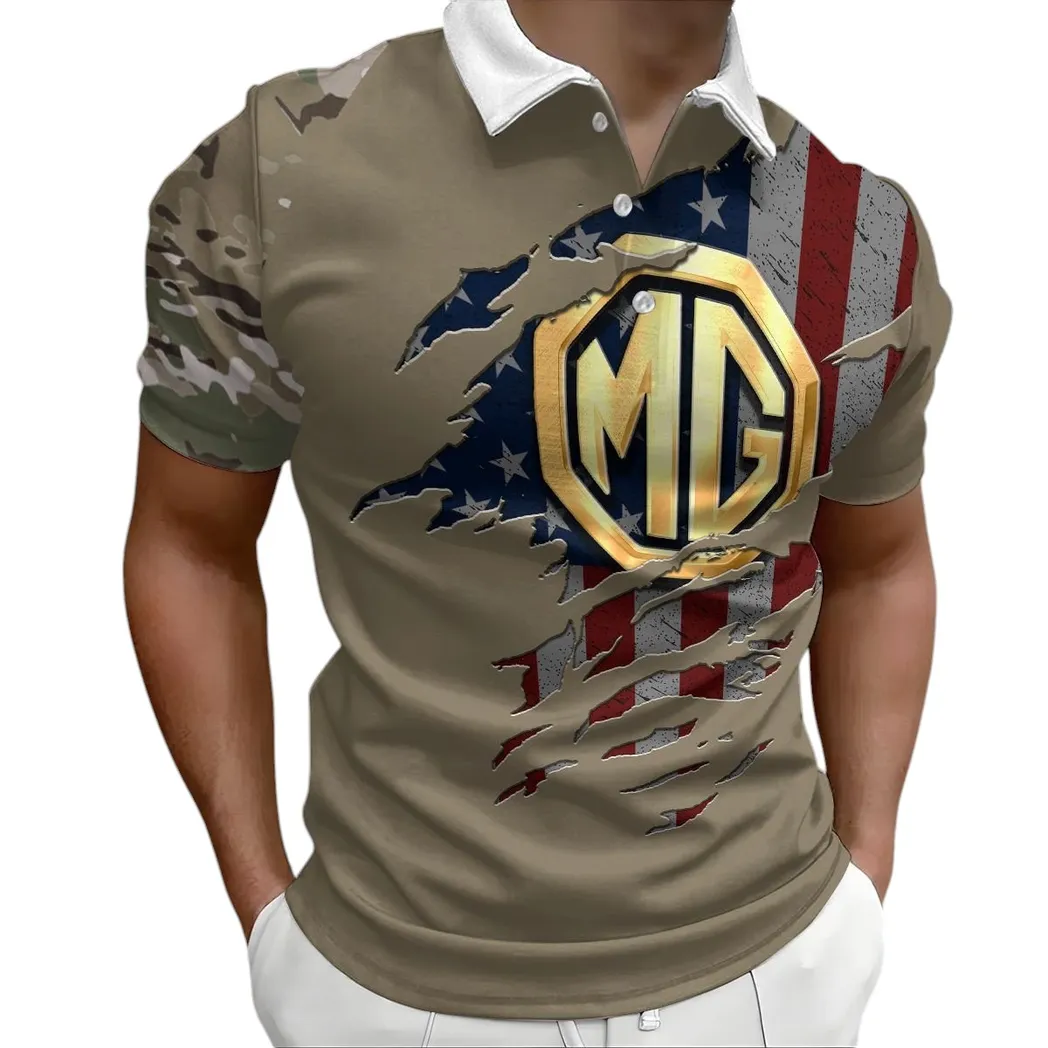 MG Car Polo Shirt, Gift For MG CAR Lovers, Gift For Him, Husband, Boyfriend CAR340213052-2