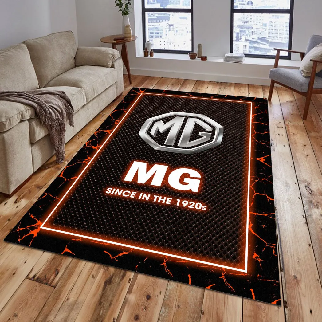 MG Car Rug, Gift For MG Car Lovers, Gift For Him, Husband, Boyfriend CAR5202192555 - Orange