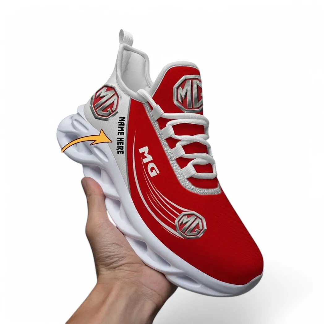 MG Car Shoes For Men CAR83021725178, MG Car Gift For Husband, Him, Boyfriend - White