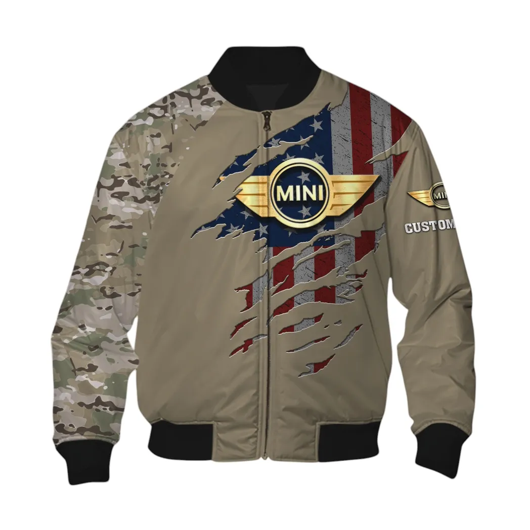 Mini Cooper Bomber Jacket, Gift For Mini Cooper Lovers, Gift For Him, Husband, Boyfriend CAR46021725072-6