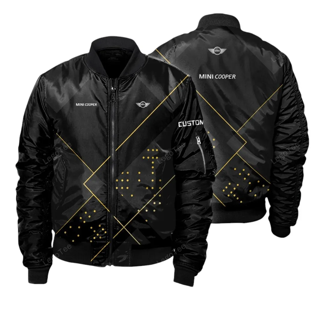 Mini Cooper Bomber Jacket, Gift For Mini Cooper Lovers, Gift Fot Him, Husband, Boyfriend CAR11403032552