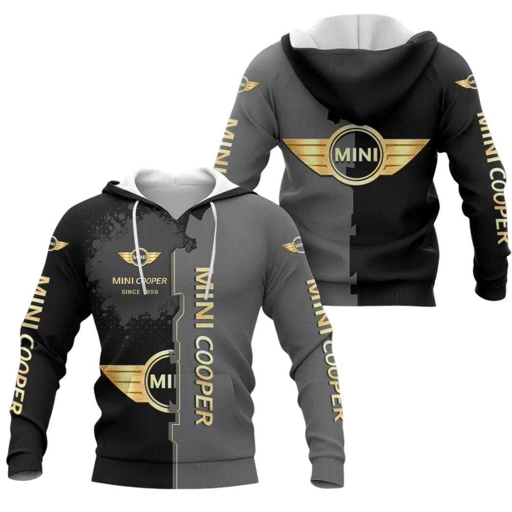 Mini Cooper Hoodie, Gift For Mini Cooper Lovers, Gift For Him, Husband, Boyfriend CAR44021725063-2