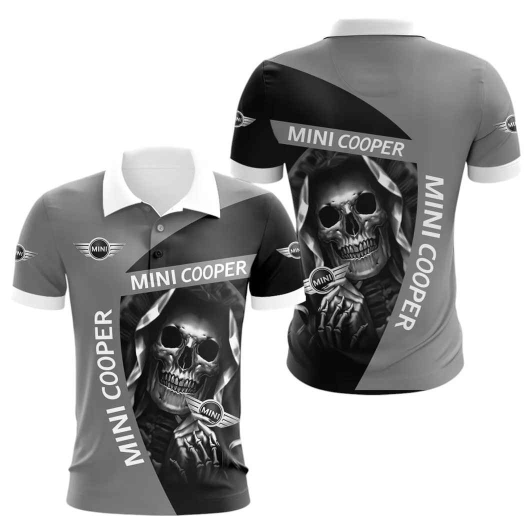 Mini Cooper Polo Shirt, Gift For Mini Cooper Lovers, Gift For Him, Husband, Boyfriend CAR6702212566