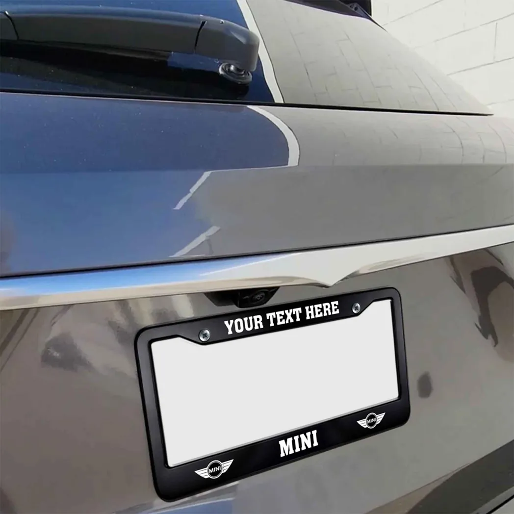 Mini License Plate Frame, Mini Accessory Gift For Car Lovers LPF01030325148 - Frame 02