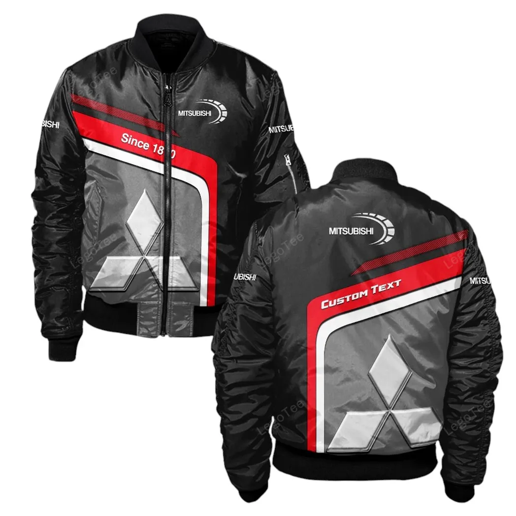 Mitsubishi Bomber Jacket, Gift For Mitsubishi Lovers, Gift For Him, Husband, Boyfriend CAR11103032553