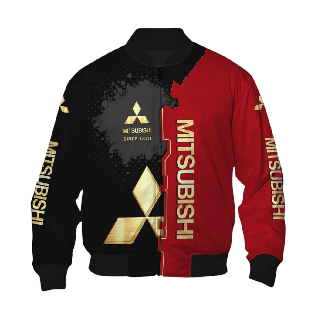 Mitsubishi Bomber Jacket, Gift For Mitsubishi Lovers, Gift For Him, Husband, Boyfriend CAR44021725065-6