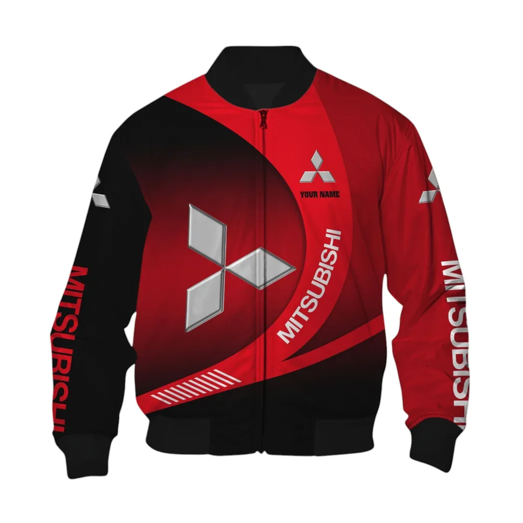 Mitsubishi Bomber Jacket, Gift For Mitsubishi Lovers, Gift For Him, Husband, Boyfriend CAR7402222549