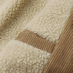 Mitsubishi Fuso Corduroy Jacket For Men, Gift For Mitsubishi Fuso Lovers CAR149022225910 - Khaki