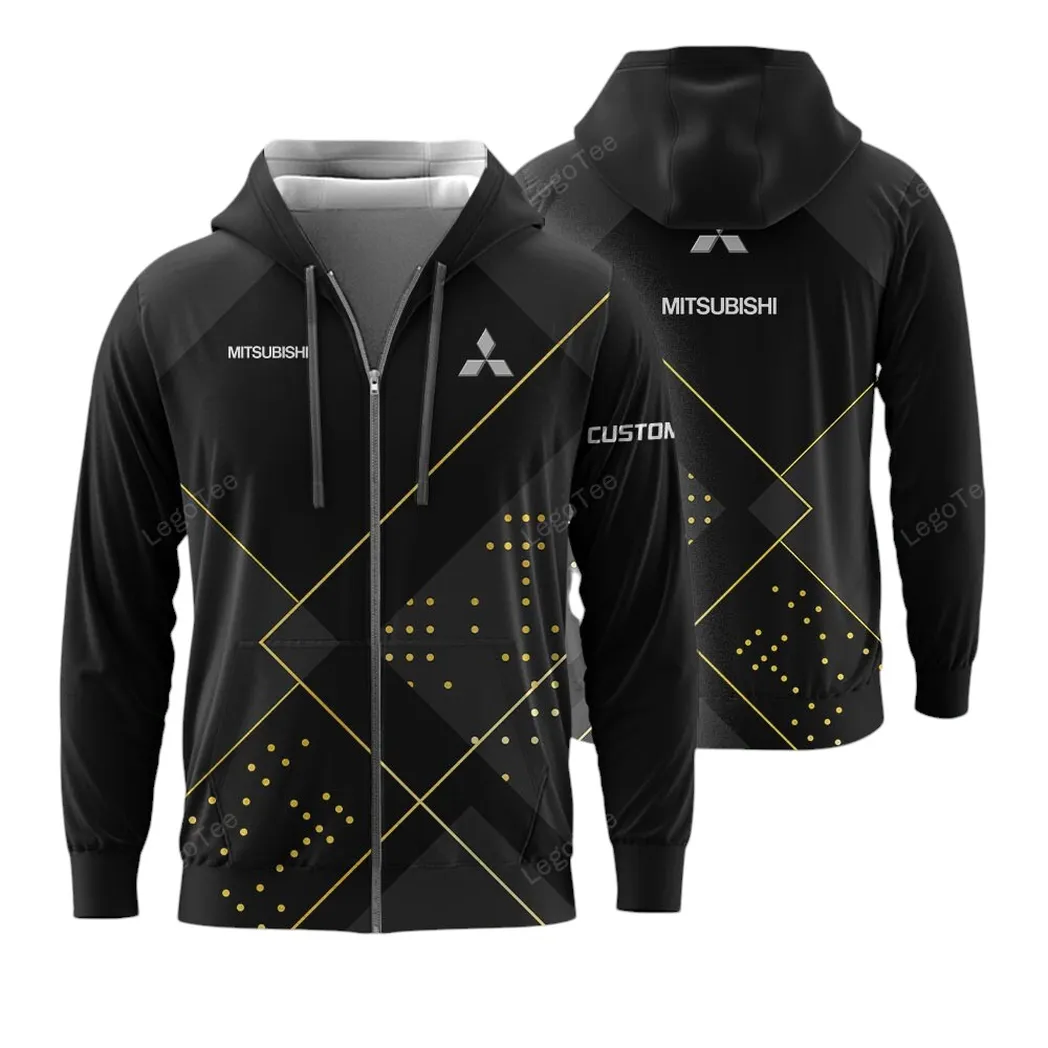 Mitsubishi Zipper Hoodie, Gift For Mitsubishi Lovers, Gift Fot Him, Husband, Boyfriend CAR11403032553