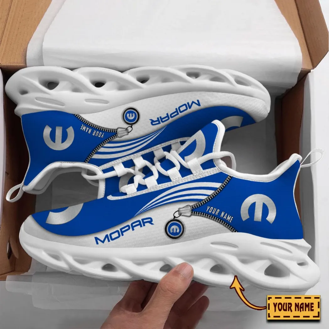 Mopar Running Shoes, Gift For Mopar Lovers, Gift For Him Husband, Boyfriend CAR8502242554 - White