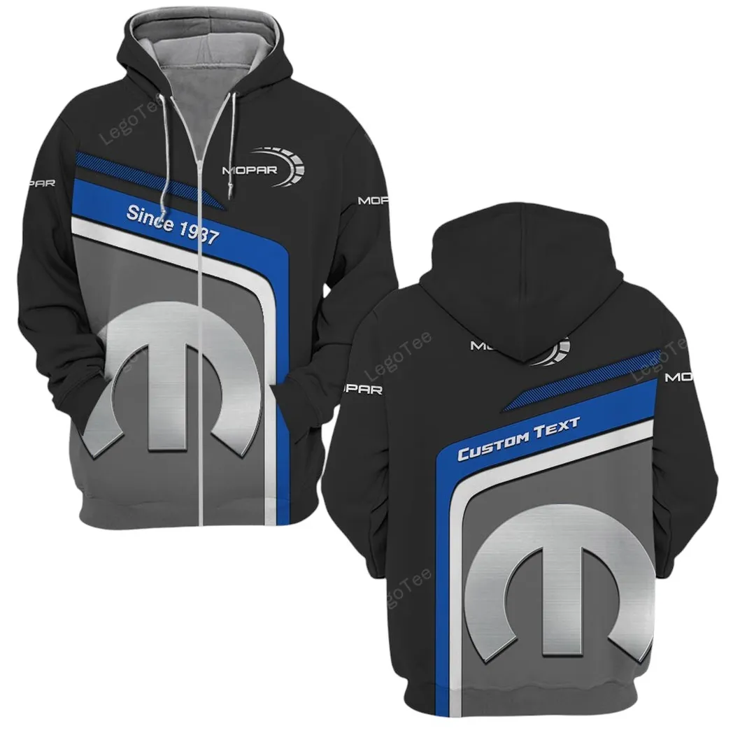 Mopar Zipper Hoodie, Gift For Mopar Lovers, Gift For Him, Husband, Boyfriend CAR11103032554