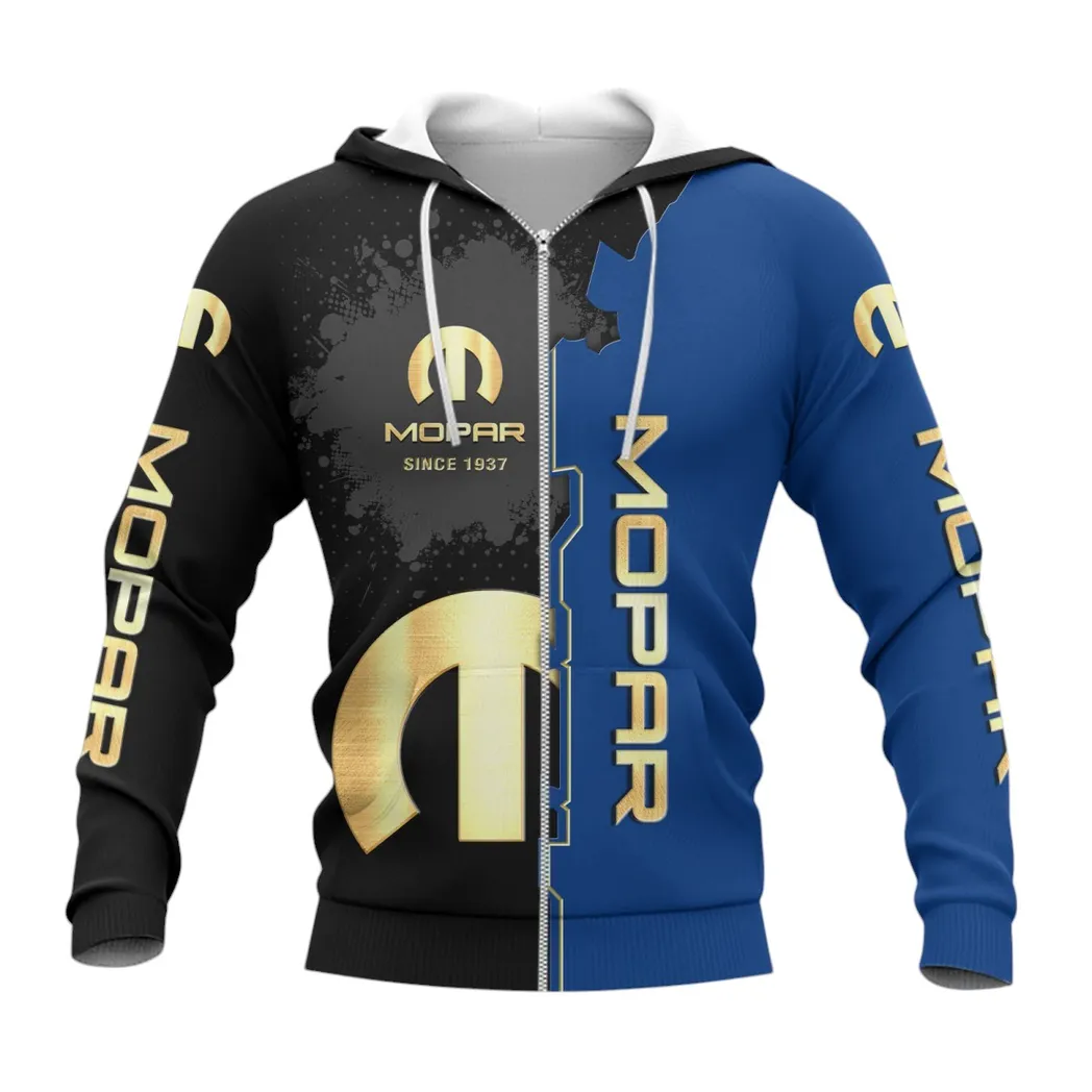 Mopar Zipper Hoodie, Gift For Mopar Lovers, Gift For Him, Husband, Boyfriend CAR44021725066-3