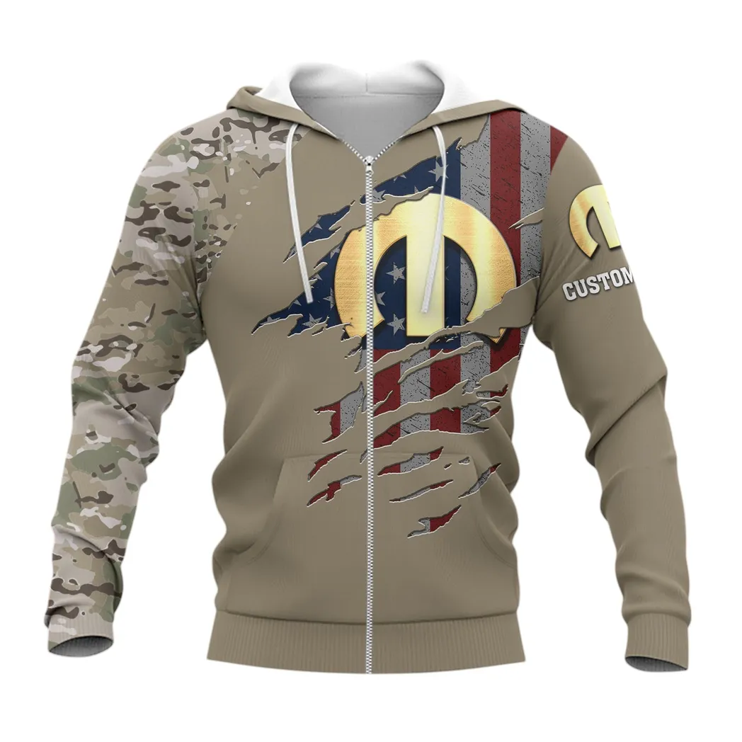 Mopar Zipper Hoodie, Gift For Mopar Lovers, Gift For Him, Husband, Boyfriend CAR46021725075-3