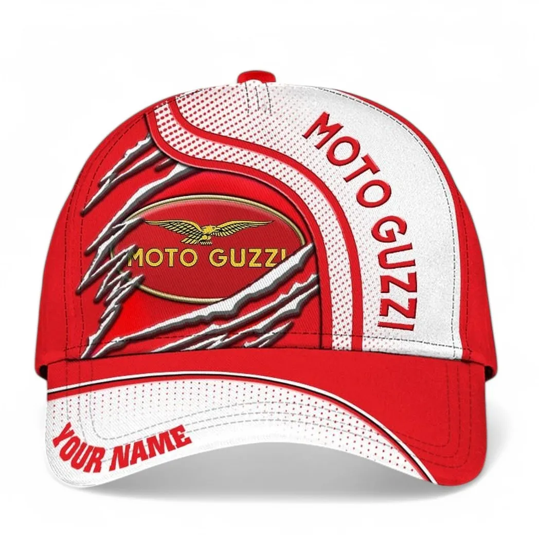 Moto Guzzi Classic Cap, Gift For Moto Guzzi Lovers, Gift For Him, Husband, Boyfriend CAR50021825069 - White