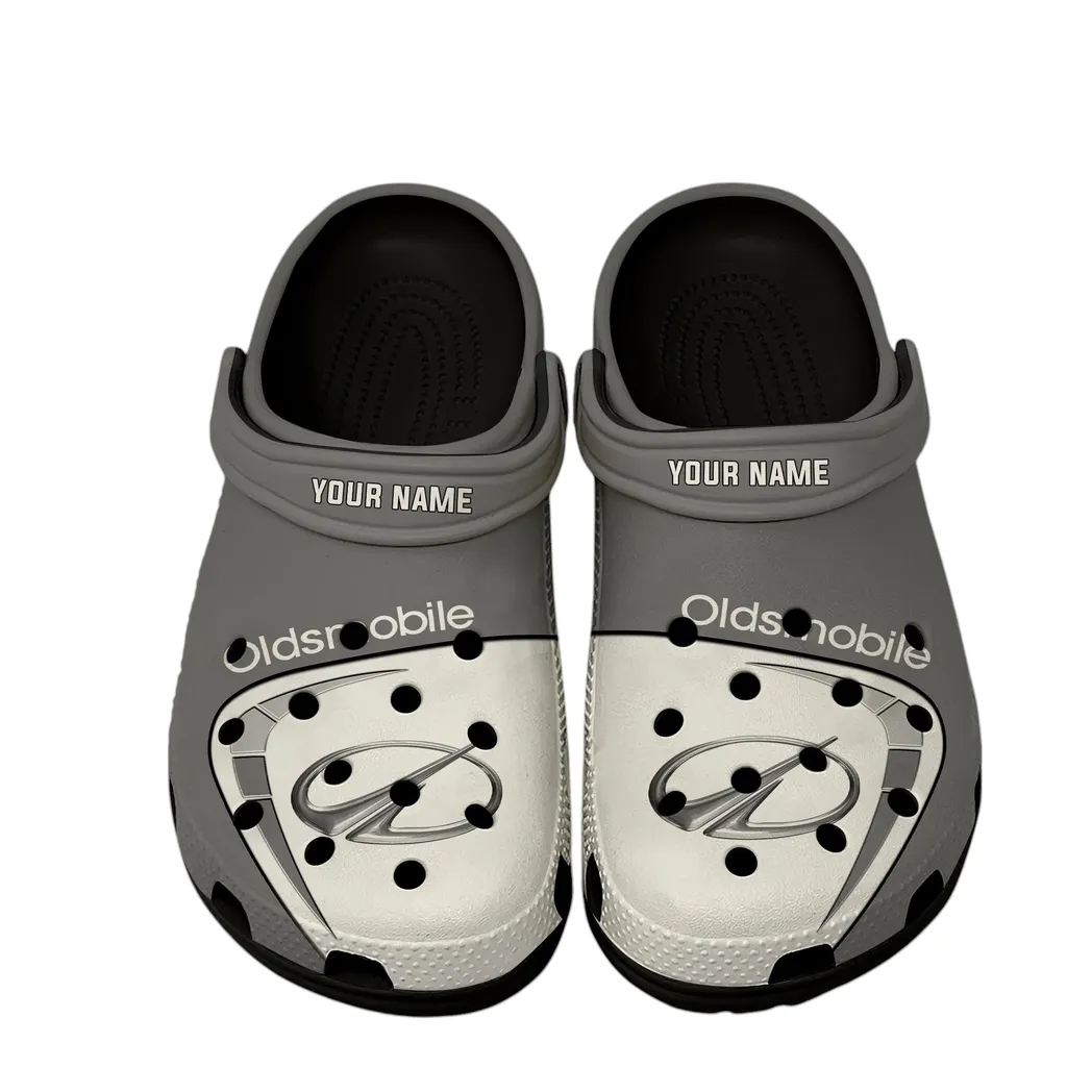 Oldsmobile Crocs, Gift For Oldsmobile Lover, Gift For Him, Husband, Boyfriend CAR16802262548 - Black
