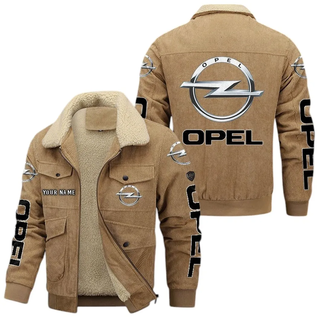 Opel Corduroy Jacket For Men, Gift For Opel Lovers CAR42022225601 - Khaki