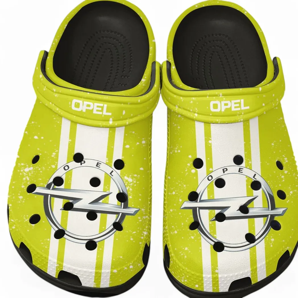 Opel Crocs, Gift For Opel Lovers, Gift For Him, Husband, Boyfriend CAR62022025057 - Black