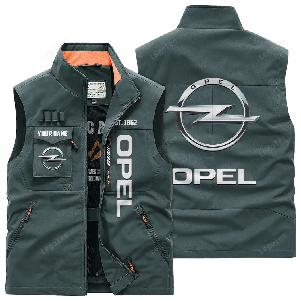 Opel Outdoor Sleeveless Vest, Gift For Opel Lovers, Gift For Him, Husband, Boyfriend - Bean Green CAR132021325951-2