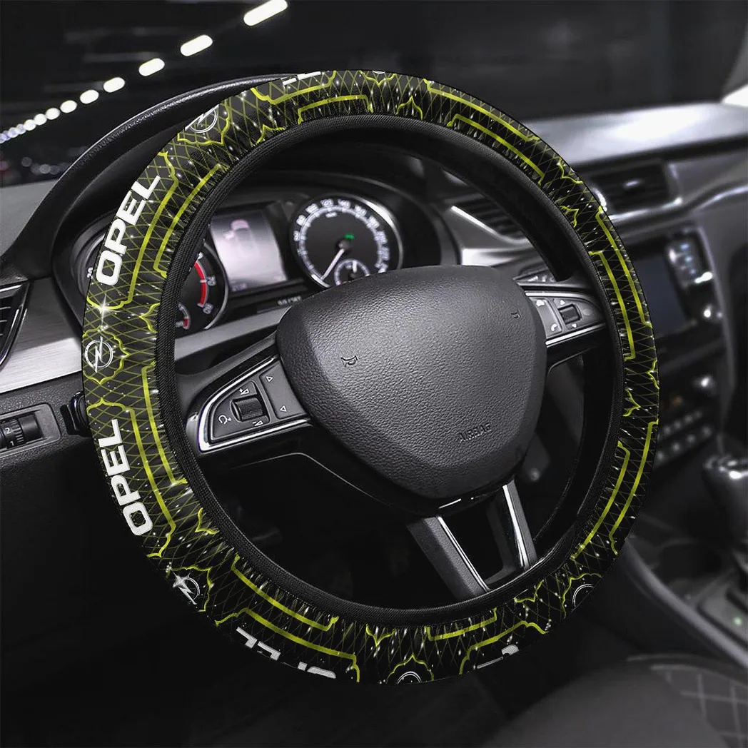 Opel Steering Wheel Cover, Gift For Opel Fan CAR146021725019 - Yellow