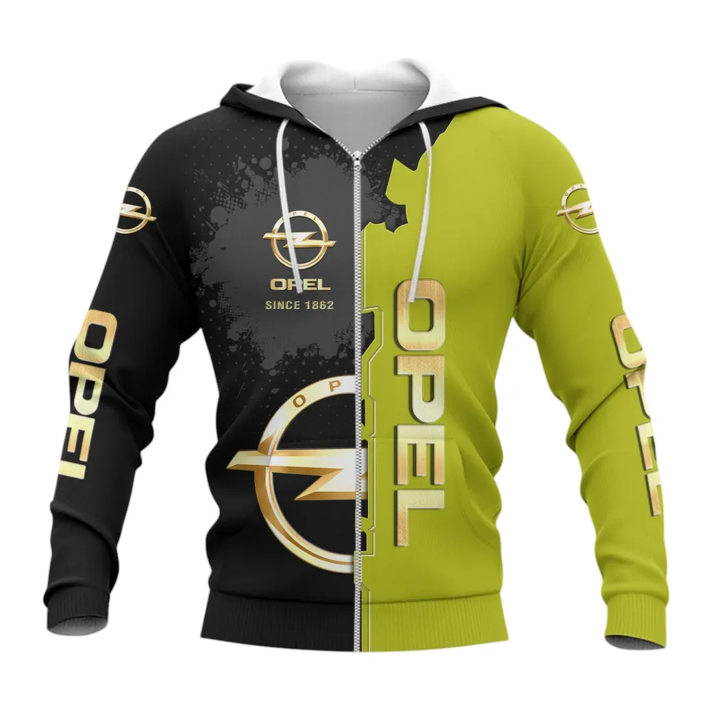 Opel Zipper Hoodie, Gift For Opel Lovers, Gift For Him, Husband, Boyfriend CAR44021725068-3