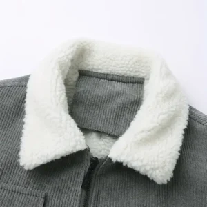 Paccar Corduroy Jacket For Men, Gift For Paccar Lovers CAR149022225914 - Gray