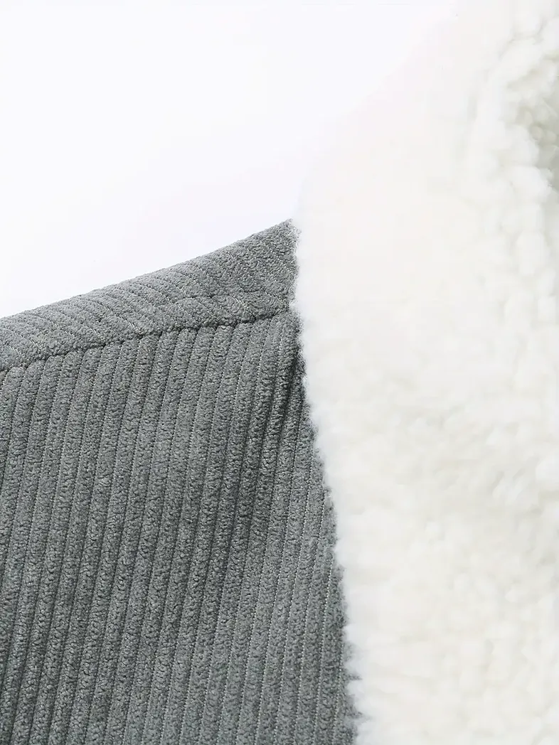 Paccar Corduroy Jacket For Men, Gift For Paccar Lovers CAR149022225914 - Gray