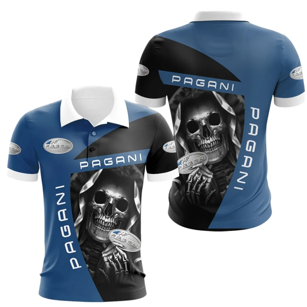 Pagani Polo Shirt, Gift For Pagani Lovers, Gift For Him, Husband, Boyfriend CAR6702212537