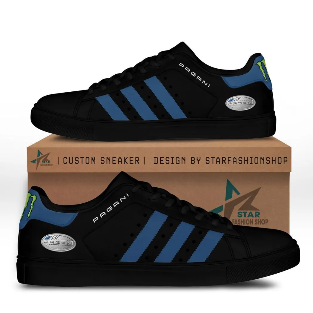 Pagani Skate Shoes, Gift For Pagani Lovers, Gift For Him, Husband, BoyfriendCAR58021925095 - Black
