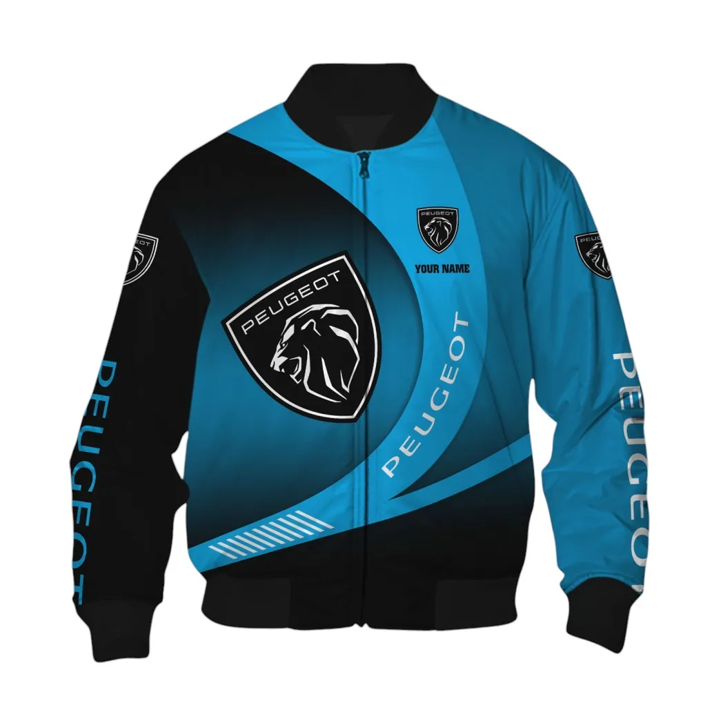 Peugeot Bomber Jacket, Gift For Peugeot Lovers, Gift For Him, Husband, Boyfriend CAR7402222554