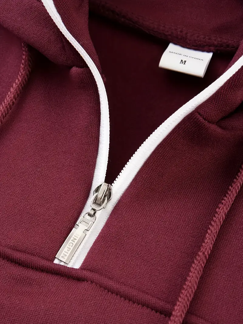 Peugeot Casual Stand up Collar Hoodie CAR0301022146, CAR All Over Print Casual Stand up Collar Hoodie - Wine Red