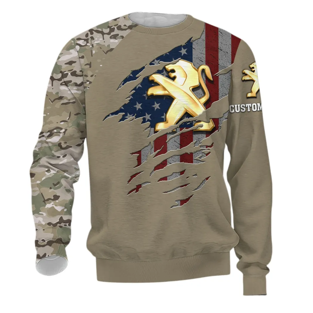Peugeot Sweatshirt, Gift For Peugeot Lovers, Gift For Him, Husband, Boyfriend CAR46021725081-5