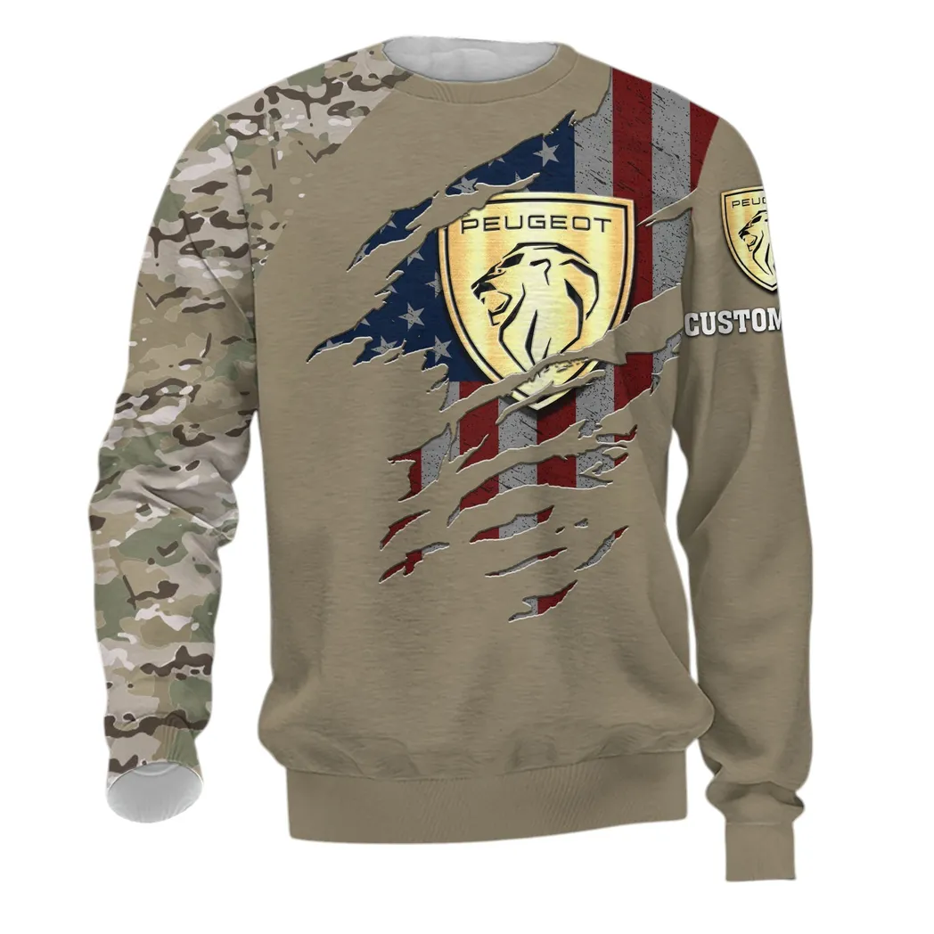 Peugeot Sweatshirt, Gift For Peugeot Lovers, Gift For Him, Husband, Boyfriend CAR46021725082-5
