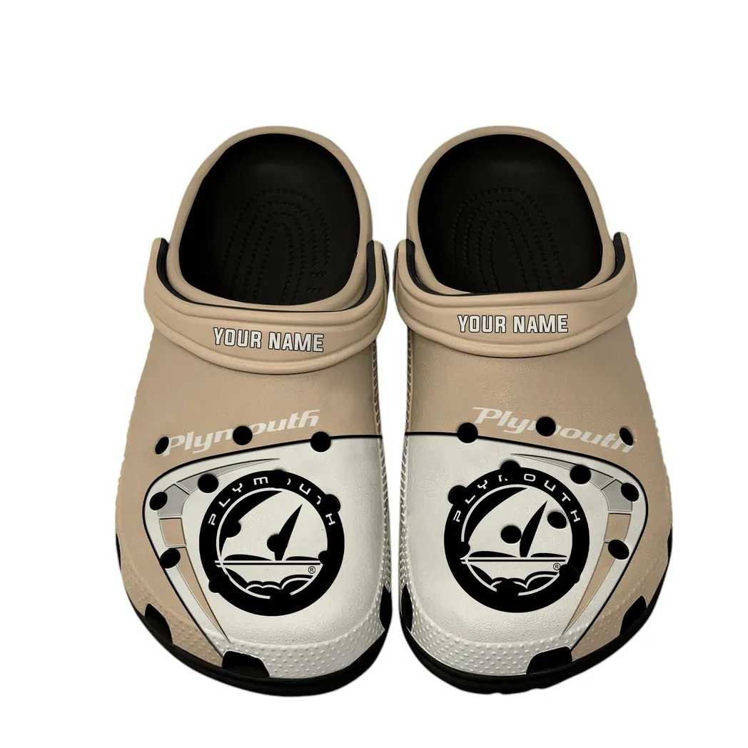 Plymouth Crocs, Gift For Plymouth Lover, Gift For Him, Husband, Boyfriend CAR16802262551 - Black