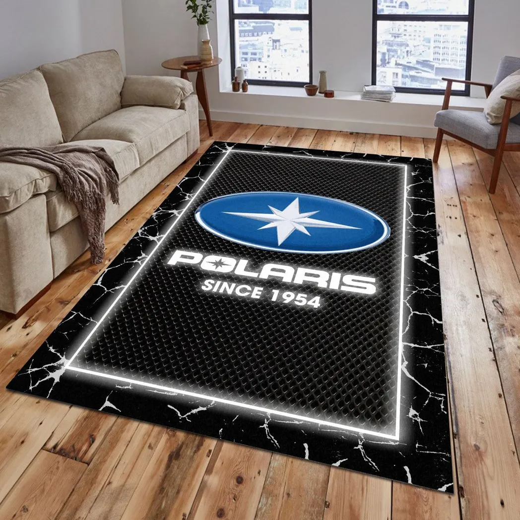 Polaris Rug, Gift For Polaris Lovers, Gift For Him, Husband, Boyfriend CAR5202192566 - Grey