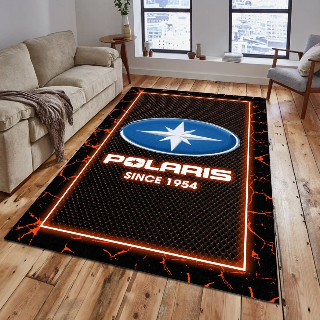 Polaris Rug, Gift For Polaris Lovers, Gift For Him, Husband, Boyfriend CAR5202192566 - Orange