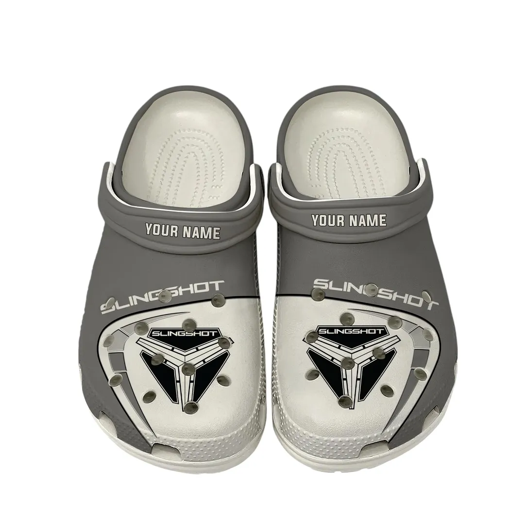 Polaris Slingshot Crocs, Gift For Polaris Slingshot Lover, Gift For Him, Husband, Boyfriend CAR16802262552 - White