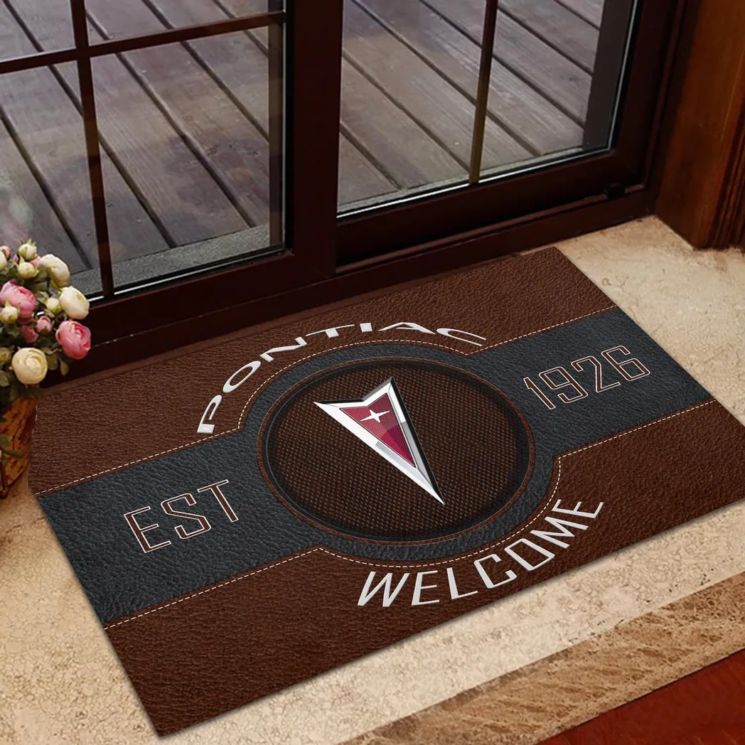 Pontiac Doormat, Gift For Pontiac Lovers, Gift For Him, Husband, Boyfriend CAR16902262553 - Brown