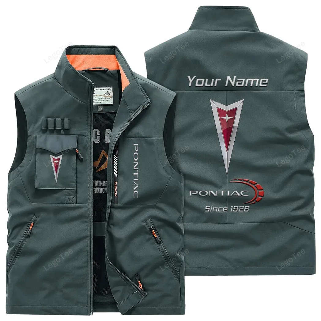Pontiac Outdoor Sleeveless Vest, Gift For Pontiac Lovers, Gift For Him, Husband, Boyfriend - Bean Green CAR131021325737-2