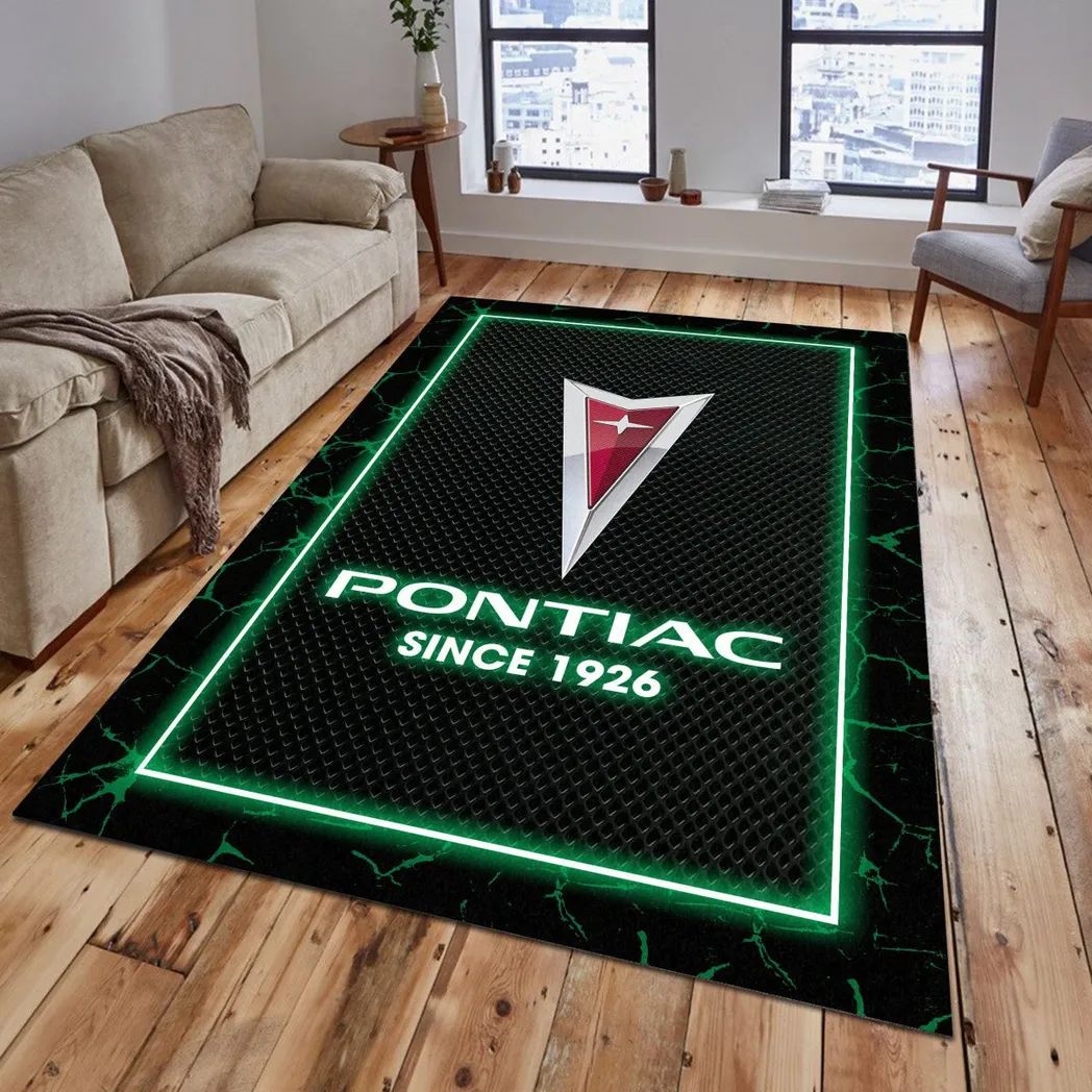 Pontiac Rug, Gift For Pontiac Lovers, Gift For Him, Husband, Boyfriend CAR5202192567 - Green