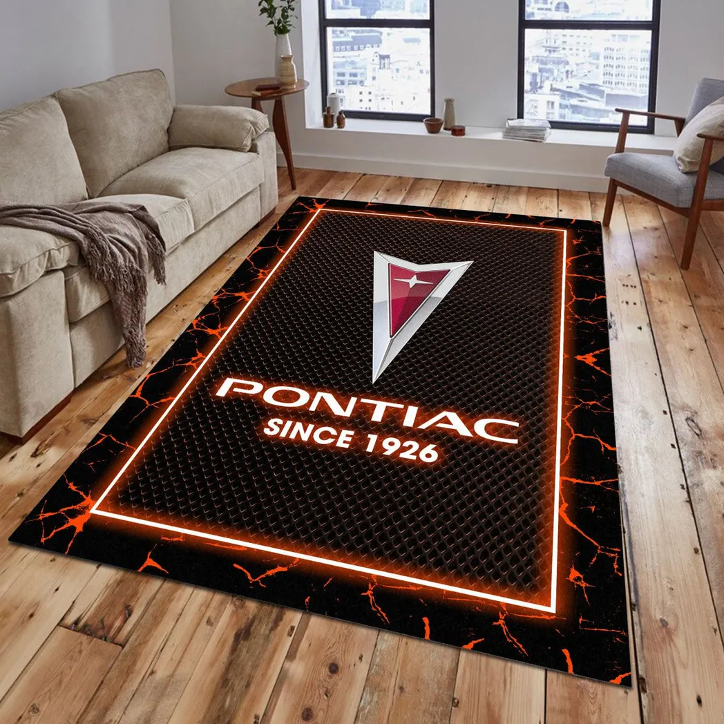 Pontiac Rug, Gift For Pontiac Lovers, Gift For Him, Husband, Boyfriend CAR5202192567 - Orange
