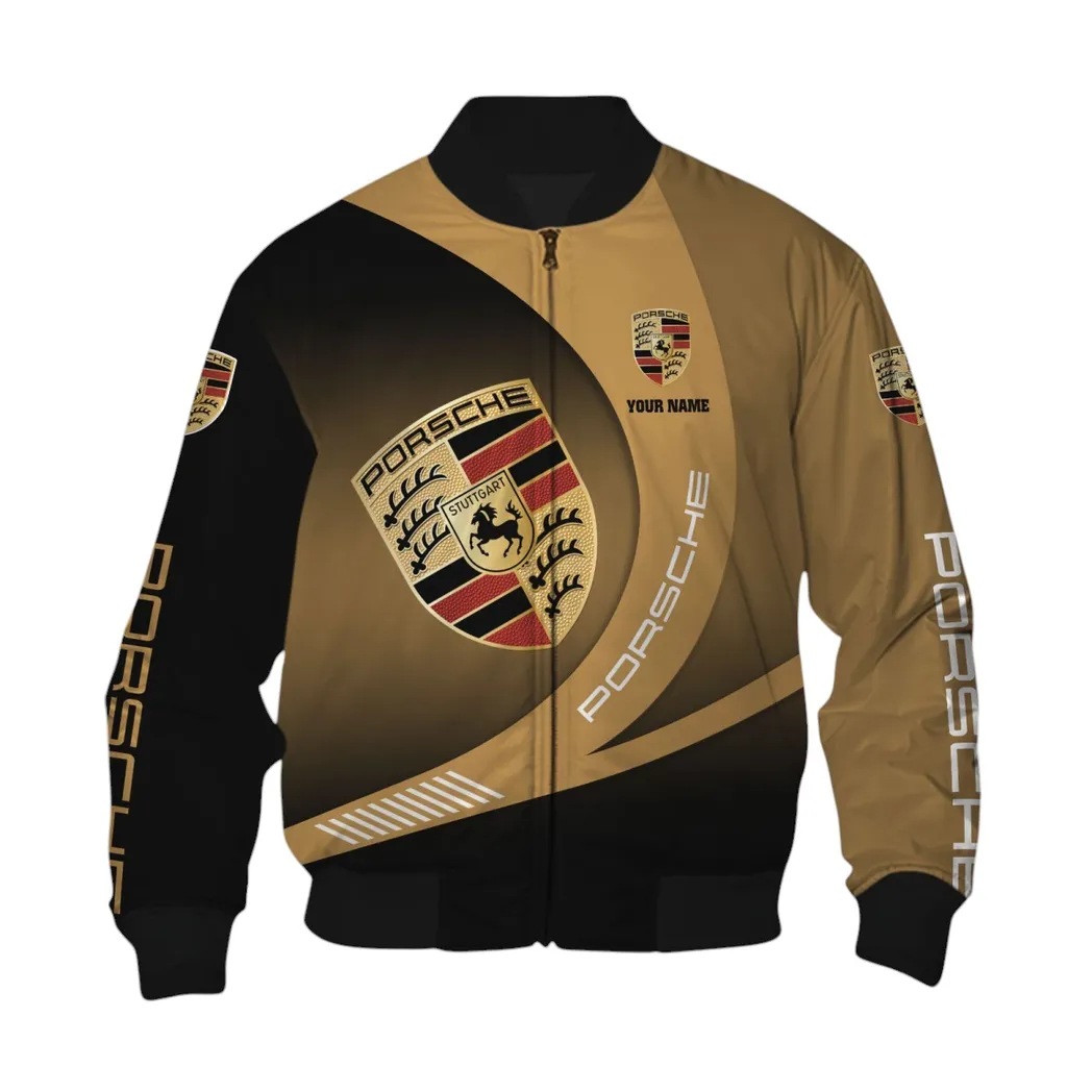 Porsche Bomber Jacket, Gift For Porsche Lovers, Gift For Him, Husband, Boyfriend CAR7402222557