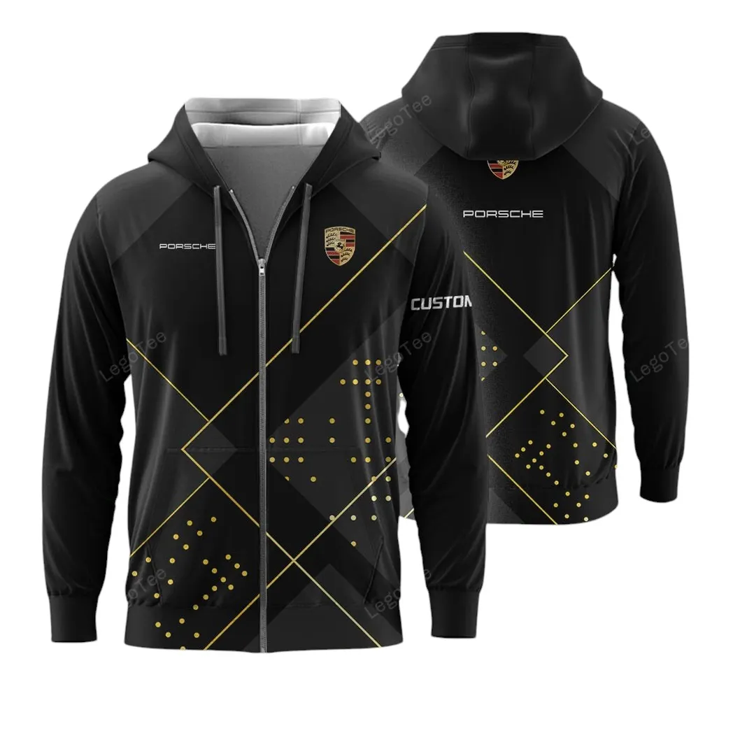 Porsche Zipper Hoodie, Gift For Porsche Lovers, Gift Fot Him, Husband, Boyfriend CAR11403032561
