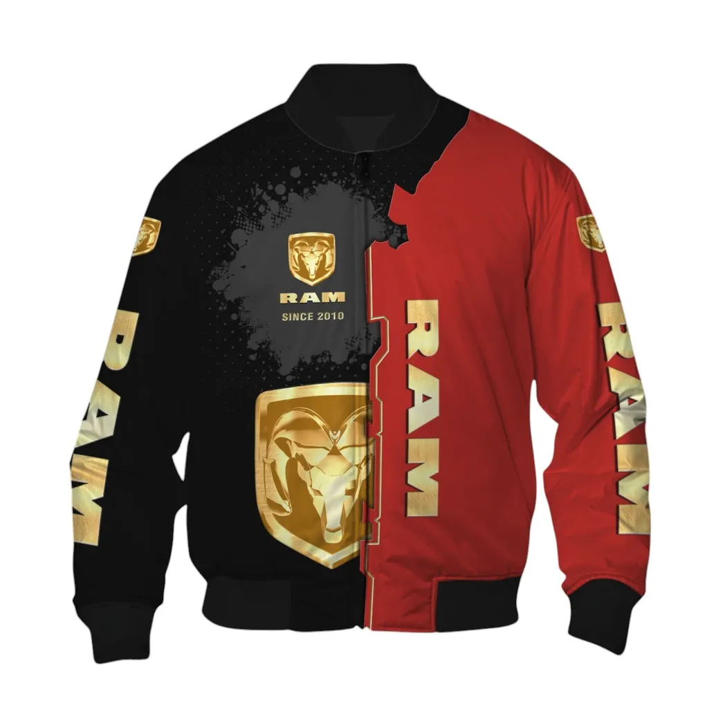 Ram Truck Bomber Jacket, Gift For Ram Truck Lovers, Gift For Him, Husband, Boyfriend CAR44021725077-6