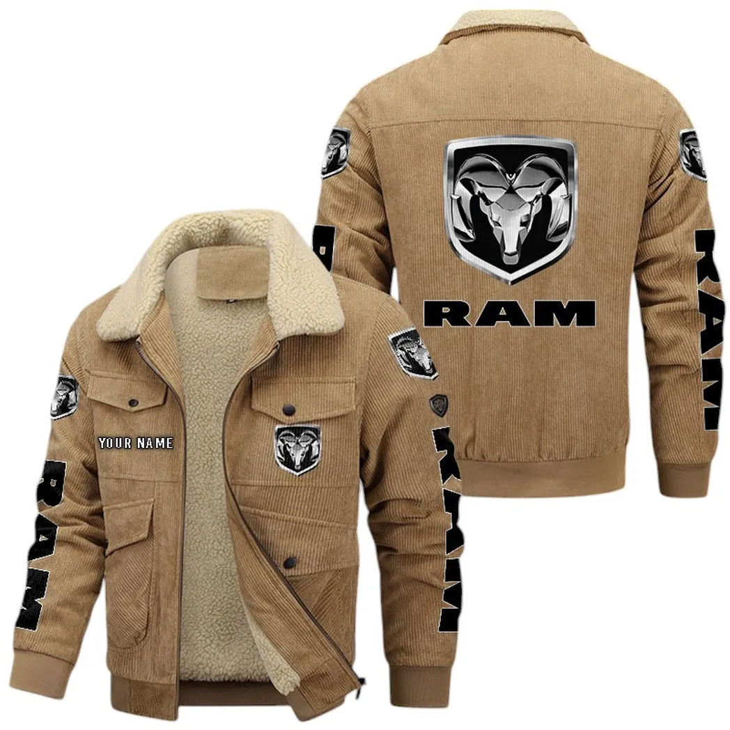Ram Truck Corduroy Jacket For Men, Gift For Ram Truck Lovers CAR149022225899 - Khaki